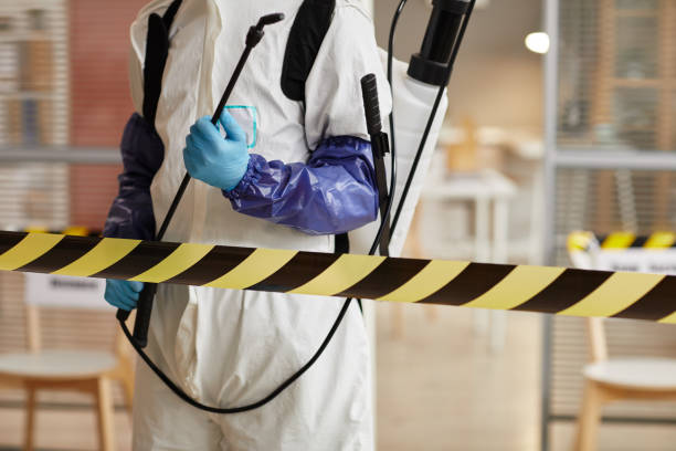 Professional Biohazard technician working in Heath, TX